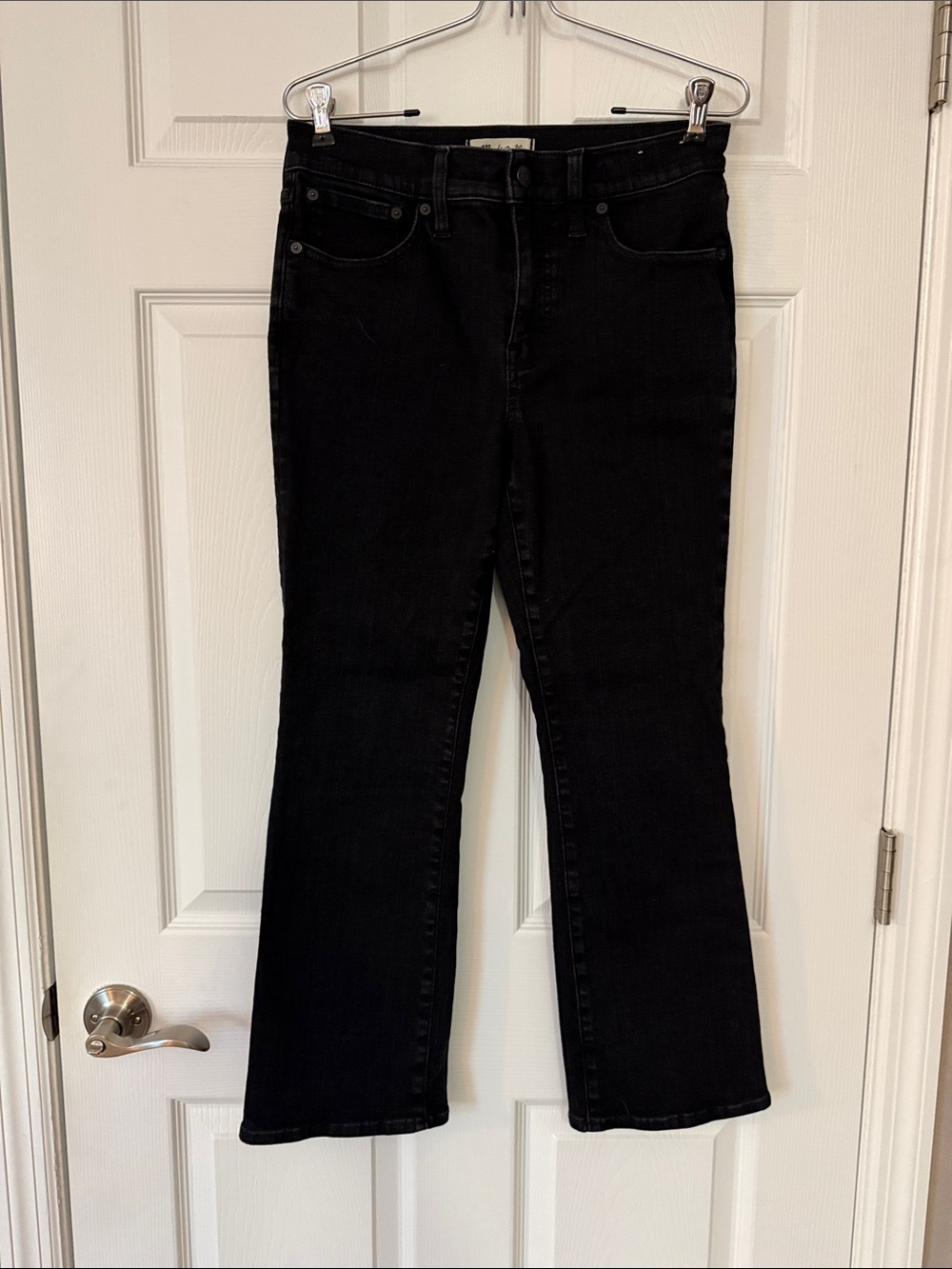 Madewell Mid-Rise Kick Out Jeans in Black